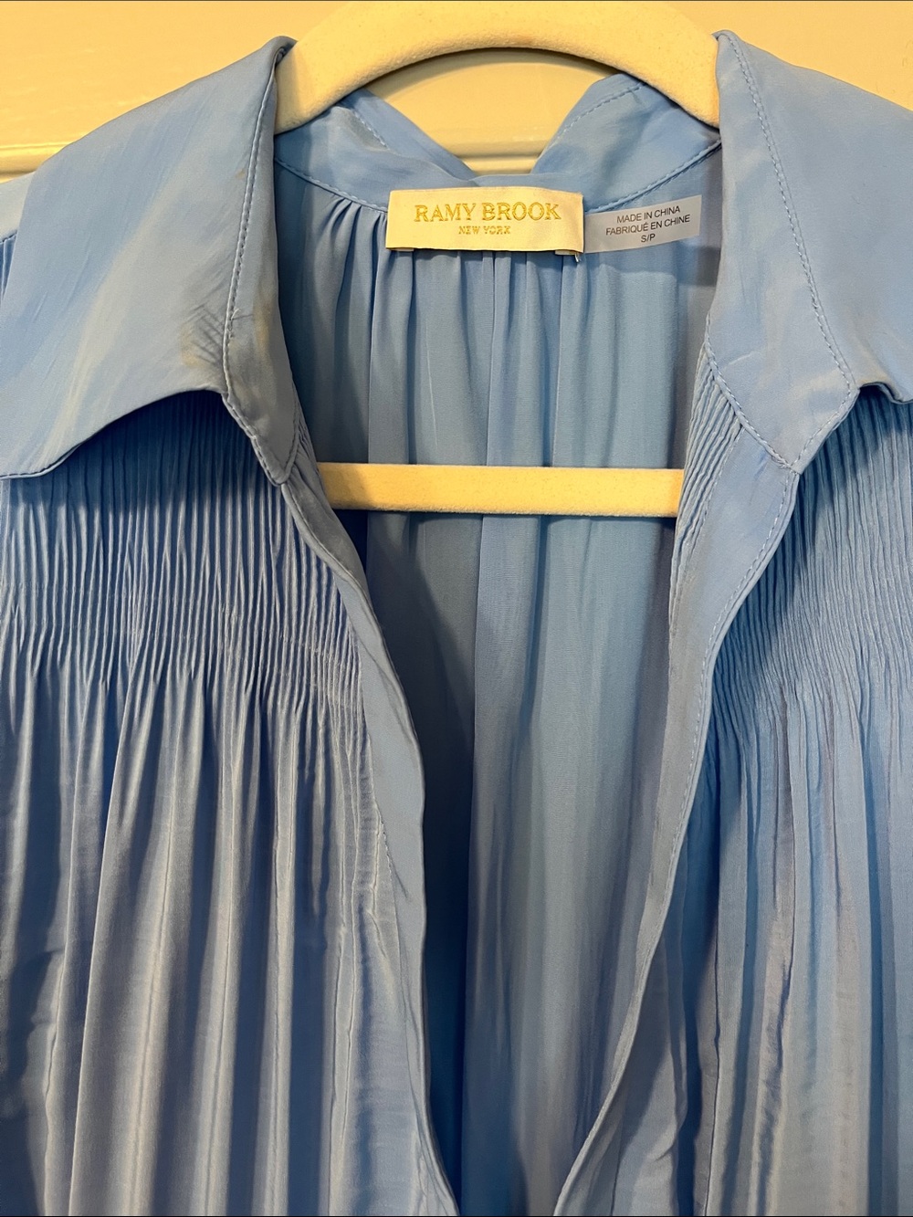 Ramy Brook Light Blue Dress with Removable Belt - Picture 3 of 5